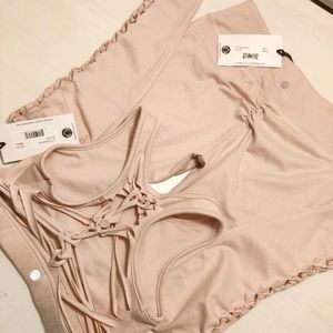 NWT Jala Leggings & Bra Set - Women's Size S, Blush
